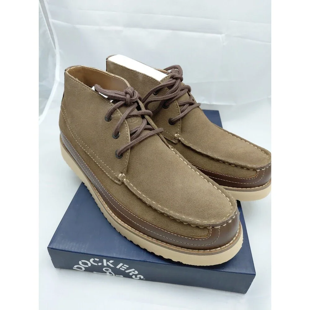 Dockers Suede Boots Mens 9.5 M Brown Calgary